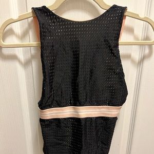 Acacia x Olympia Black mesh one piece - size S